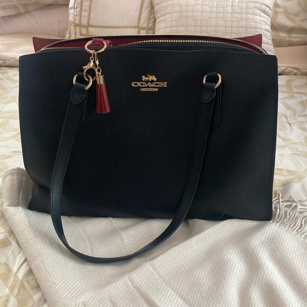 Coach Leather Tatum Carryall Computer Bag (40in)